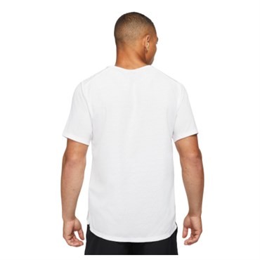 Nike M Nk Df Run Dvn Gx Mıler Ss Hy Erkek Beyaz T-shirt - DD4780-100