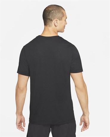 Nike M Nk Df Tee Db Yoga Erkek Siyah T-shirt - DD6925-010