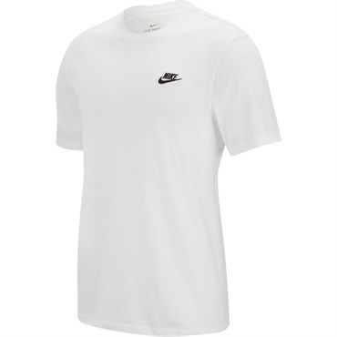 Nike M Nsw Club Tee Erkek Beyaz T-shirt - AR4997-101
