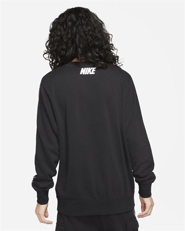 Nike M Nsw Repeat Flc Crew Bb Erkek Siyah T-shirt - DM4679-010