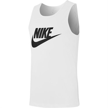 Nike M Nsw Tank Icon Futura Erkek Beyaz Atlet - AR4991-101