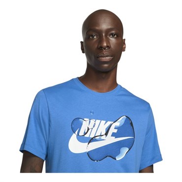 Nike M Nsw Tee Futura Seasonal Erkek Mavi T-shirt - DJ1574-403