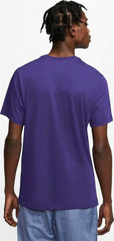 Nike M Nsw Tee Icon Futura Erkek Mor T-shirt - AR5004-548