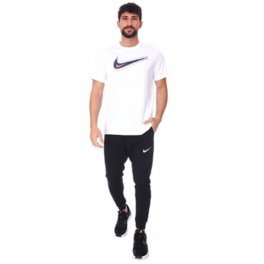 Nike M Nsw Tee Swoosh 12 Month Erkek Beyaz T-shirt - DB6470-100