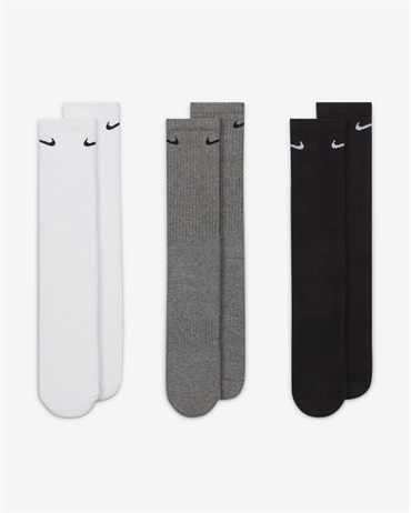 Nike U Nk Everyday Cush Crew 3Pr Unisex Karışık Renkli Çorap - SX7664-964