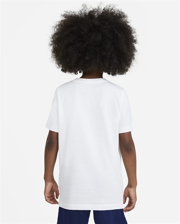 Nike U Nsw Tee Stack Çocuk Beyaz T-shirt - DC7794-100