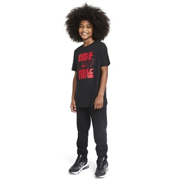 Nike U Nsw Tee Stack Çocuk Siyah T-shirt - DC7794-010