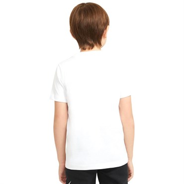 Nike U Nsw Tee Swoosh Çocuk Beyaz T-shirt - DC7796-100