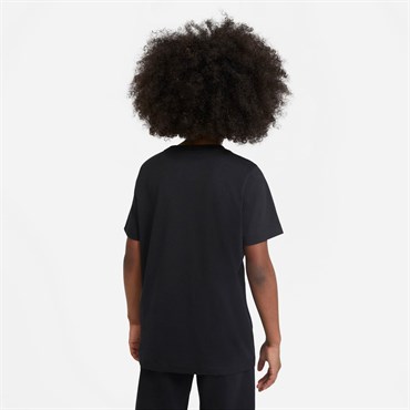 Nike U Nsw Tee Swoosh Çocuk Siyah T-shirt - DC7796-011