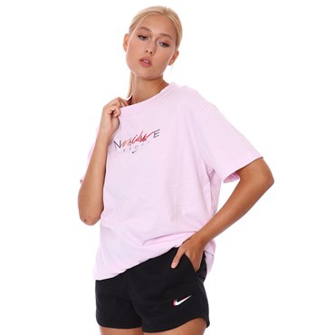 Nike W Nsw Bf Tee Craft Kadın Pembe T-shirt - DJ1834-695