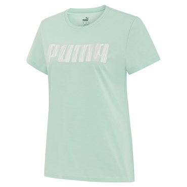 Puma Blank Base Women’S Tee Kadın Mavi Günlük T-shirt - 673927-02