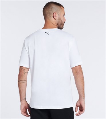 Puma Bmw Mms Street Tee Erkek Beyaz T-shirt- 53112702