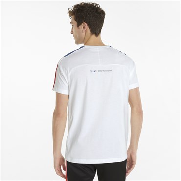 Puma Bmw Mms T7 Tee Erkek Beyaz Günlük T-shirt - 533367-02