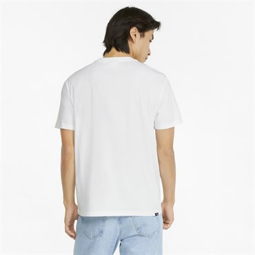 Puma Brand Love Multiplacement Tee Erkek Beyaz Günlük T-shirt - 533666-02