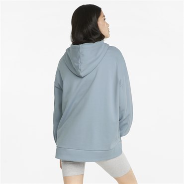 Puma Classics Oversized Hoodie Kadın Mavi Sweatshirt - 53041261