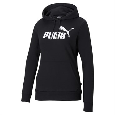 Puma Ess Logo Hoodie Tr Kadın Siyah Sweatshirt - 58679101