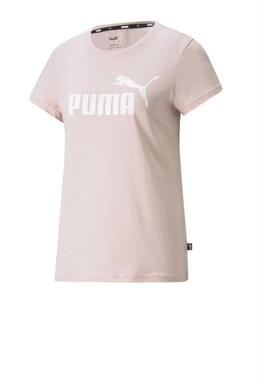 Puma ESS Logo Tee (s) Kadın Pembe T-shirt - 58677536