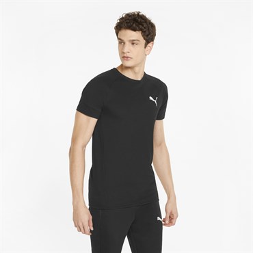 Puma Evostripe Tee Erkek Siyah Günlük T-shirt - 847394-01