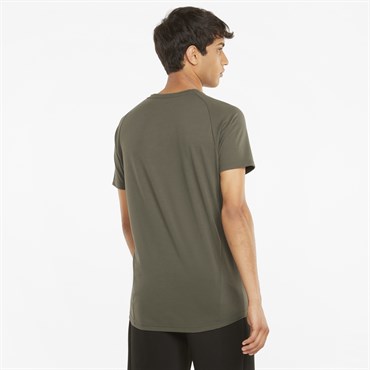Puma Evostrıpe Tee Erkek Yeşil T-Shirt - 58941744