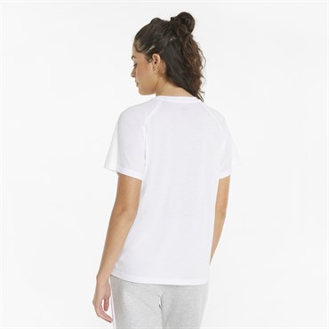 Puma Evostripe Tee Kadın Beyaz Günlük T-shirt - 847070-02