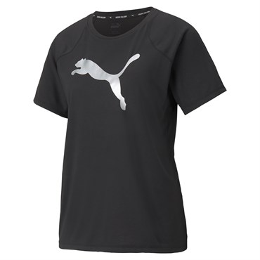 Puma Evostripe Tee Kadın Siyah T-Shirt - 58914301