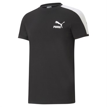Puma Iconic T7 Tee Erkek Siyah T-shirt - 59986901