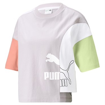 Puma Mis Oversized Tee Kadın Lila Günlük T-shirt - 534468-17