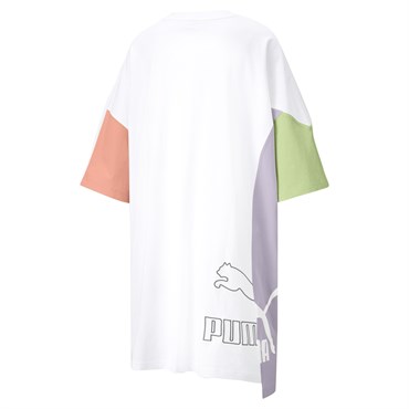 Puma Mis Tee Dress Kadın Beyaz Günlük Elbise - 534470-02