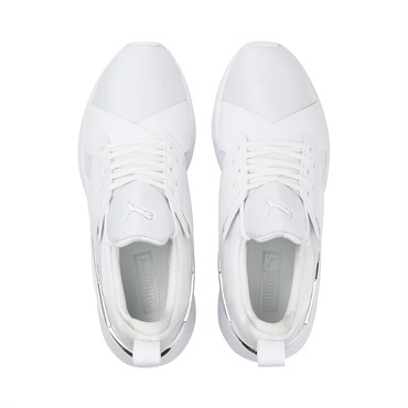 Puma Muse X5 Metal Wns Kadın Beyaz Günlük Spor Ayakkabı - 383954-02