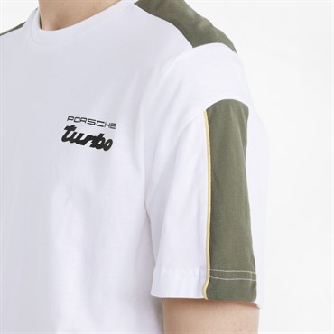 Puma Pl T7 Tee Erkek Beyaz Günlük T-shirt - 533784-07