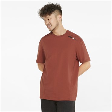 Puma Rad/Cal Tee Erkek Kırmızı Günlük T-shirt - 847432-23