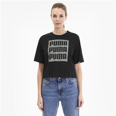 Puma Summer Prınt Graphic Tee Wmns  Kadın Sweatshirts - 58416901