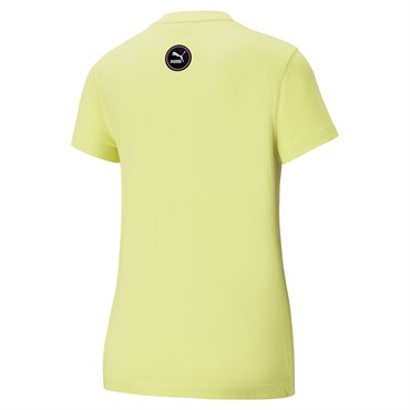 Puma Swxp Graphic Tee Kadın Sarı Günlük T-shirt - 533559-29