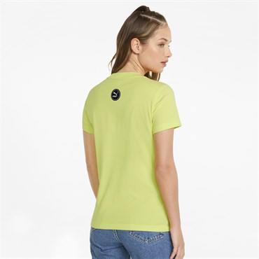 Puma Swxp Graphic Tee Kadın Sarı Günlük T-shirt - 533559-29