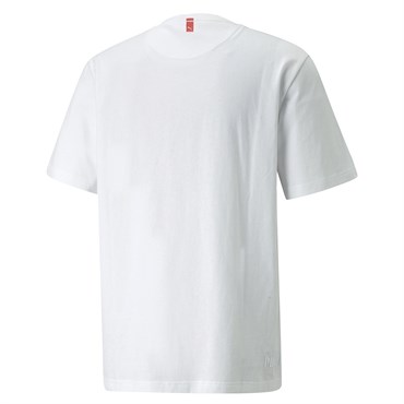 Puma X Tee Unisex Beyaz T-Shirt - 53241702