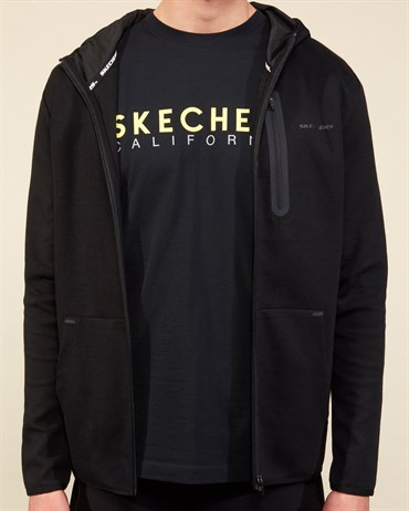 Skechers 2X I-Lock M Printed Zip Detailed Fz  Hoodie Erkek Sweatshirts - S202095-001