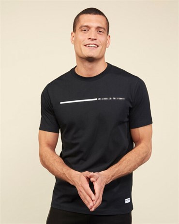 Skechers Graphic Tee M Crew Neck T-Shirt Erkek Siyah Üst & T-shirt - S211566-001