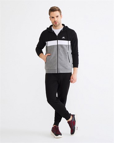 Skechers Lightweight Fleece M Colorblock Fz Jacket Erkek Sweatshirts - S201002-036