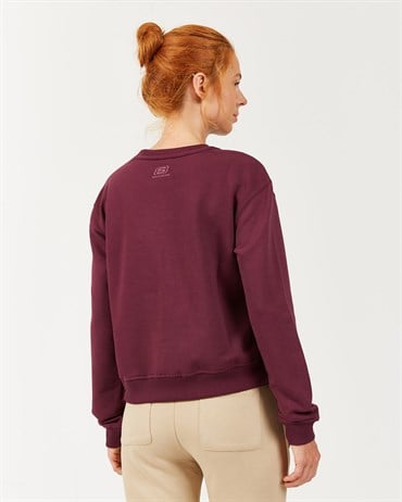 Skechers Lw Fleece W Long Snap Crew Neck Kadın Sweatshirts - S202032-500