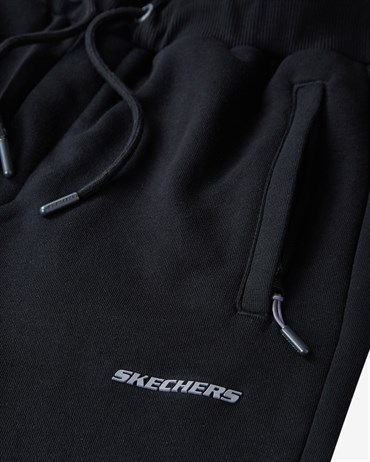 Skechers M Lw Fleece 3 Pockets Jogger Sweatpant Erkek Siyah Günlük Eşofman Altı - S212089-001