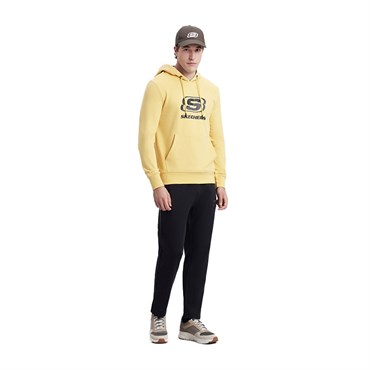 Skechers M Summits Hoodie Erkek Sarı Sweatshirt - S212406-200