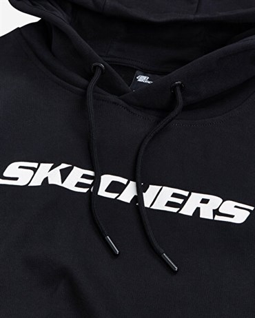 Skechers New Basics M Hoodie Erkek Siyah Sweatshirt - S212266-001
