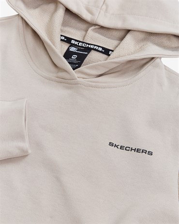 Skechers New Basics W Hoodie Kadın Krem Sweatshirt - S212183-614