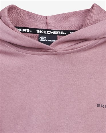 Skechers New Basics W Hoodie Kadın Pembe Sweatshirt - S212183-620