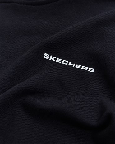 Skechers New Basics W Hoodie Kadın Siyah Sweatshirt - S212183-001