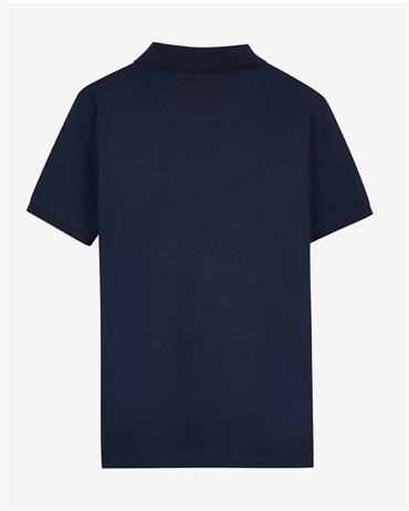 Skechers Polo M Short Sleeve Polo Erkek Lacivert Günlük T-shirt - S211800-410