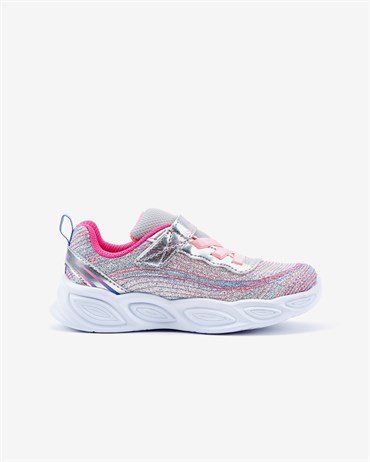 Skechers Shimmer Beams - Sparkle Glow Kız Çocuk Gümüş Günlük Ayakkabı - 20300N SMLT