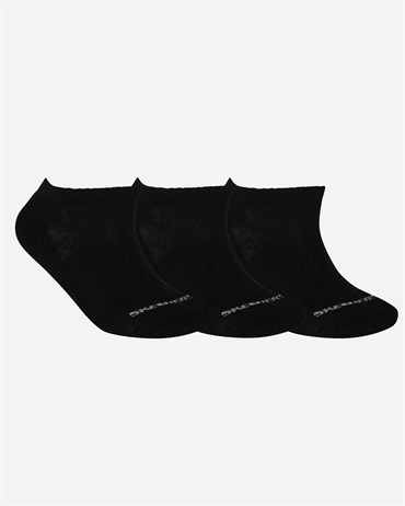 Skechers Socks U No Show Sock Unisex Siyah Günlük Çorap - S192137-001