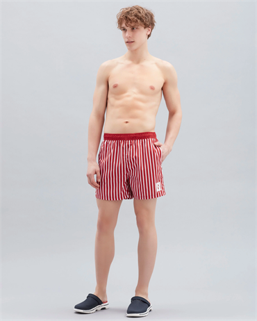 Skechers Swimwear M 5 İnch Swimshort Erkek Kırmızı Günlük Şort - S221062-600