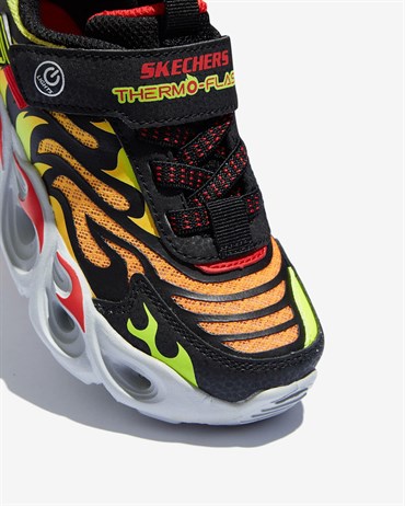 Skechers Thermo-Flash Erkek Çocuk Siyah Günlük Ayakkabı - 400106L BKRD